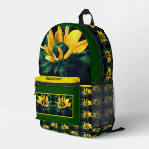 Daisy Blume Abstrakt Personalisiert Bedruckter Rucksack