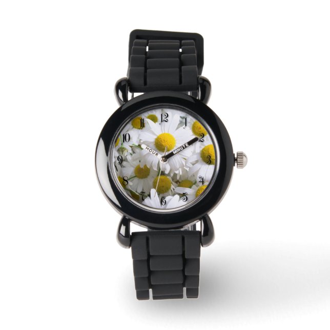 Daisy Blume Armbanduhr (Vorderseite)