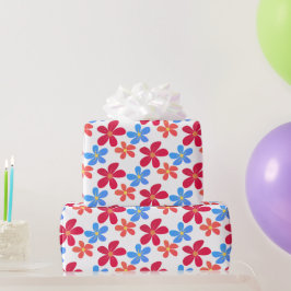 Daisy Blume auf Weiß Geschenkpapier