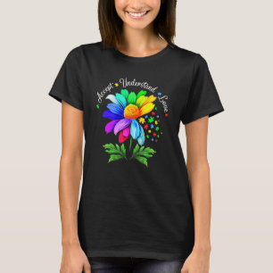 Daisy Blume Autismus Bewusstsein Männer Frauen Kin T-Shirt