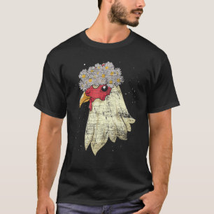 Daisy Blume Blossom Farm Tier Blumenhühnchen T-Shirt