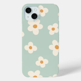 Daisy Blume Blumengrün Muster Pastellfarben Case-Mate iPhone Hülle