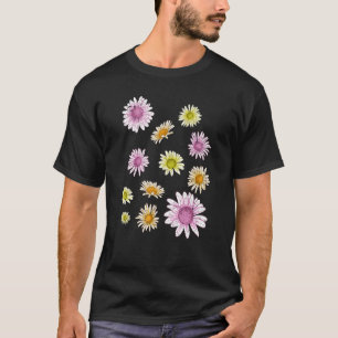 Daisy Blume Blüten Botanischer Garten Pflanze Natu T-Shirt