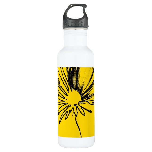 Daisy Blume c.1982 - Fine Art Edelstahlflasche (Vorderseite)