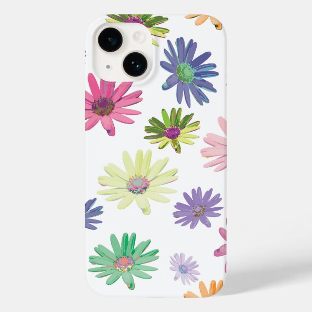 Daisy Blume Case-Mate iPhone 14 Hülle (Rückseite)