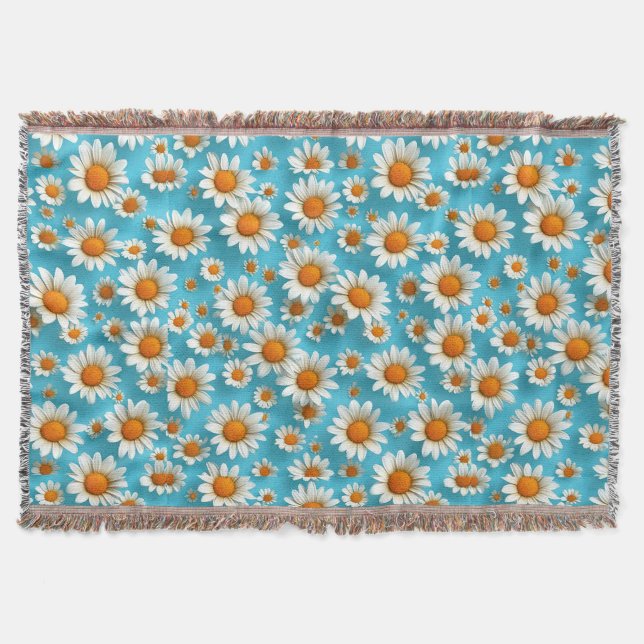 Daisy-Blume Decke (Vorderseite)
