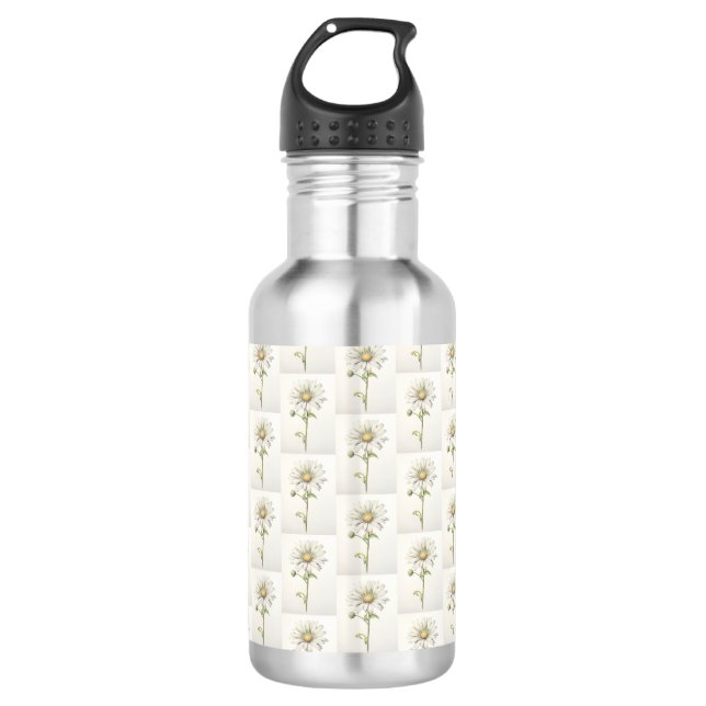 Daisy Blume Edelstahlflasche (Vorderseite)