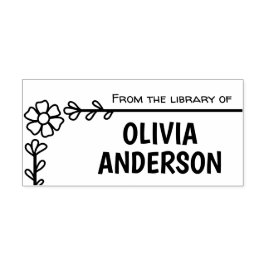 Daisy Blume Frame, Bibliotheksbuch Gummistempel