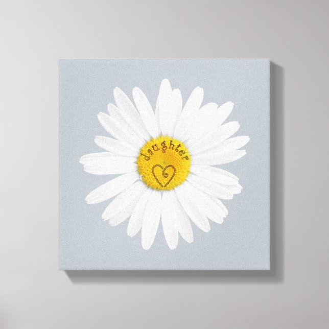Daisy Blume für Daughter Art individueller Hinterg Leinwanddruck (Vorderseite)
