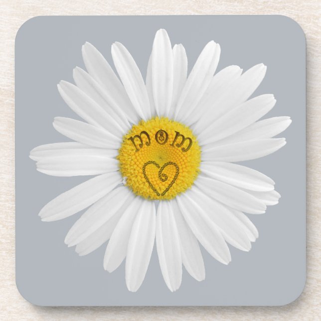 Daisy Blume für Mama Art Customizing Background Untersetzer (Vorderseite)