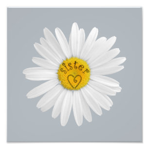 Daisy Blume für Sister Art Customizing Background Fotodruck