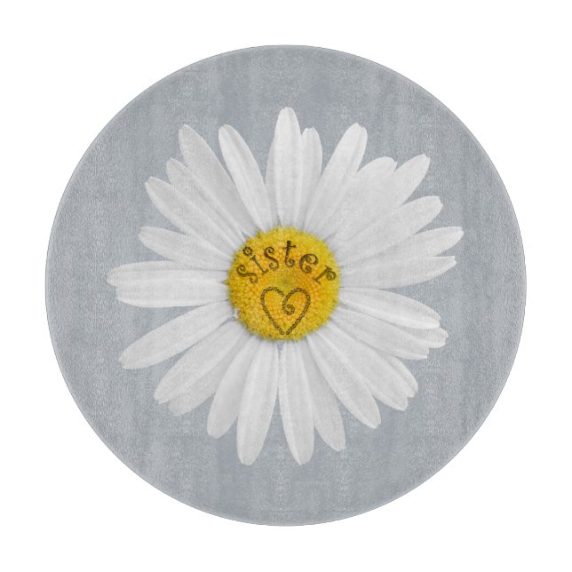 Daisy Blume für Sister Art Customizing Background Schneidebrett (Vorderseite)