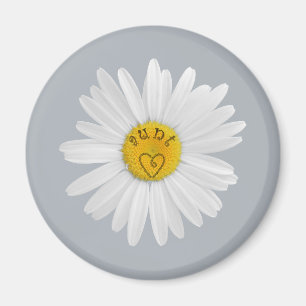 Daisy Blume für Tante Art individueller Hintergrun Magnet