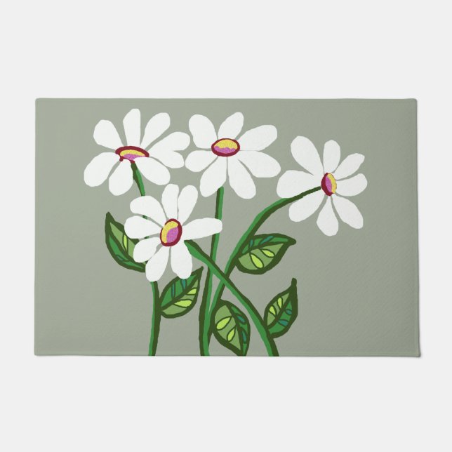Daisy Blume Fußmatte (Vorderseite)
