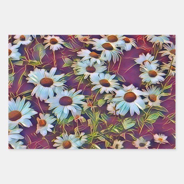 DAISY BLUME GESCHENKPAPIER SET (Vorderseite)
