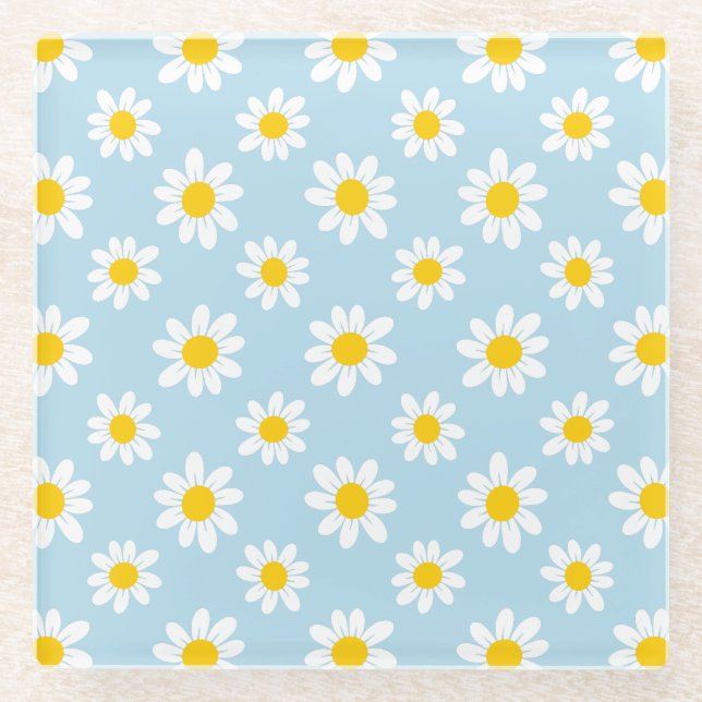 Daisy Blume Glasuntersetzer (Vorderseite)