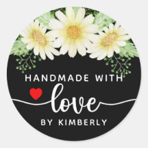 Daisy Blume handgefertigt mit Liebe Classic Round