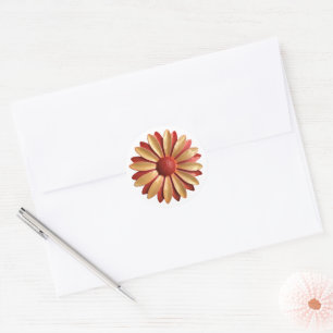 Daisy Blume - Hochzeit des Blumenfrühlings Sommerg Runder Aufkleber