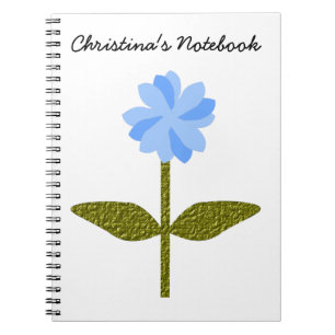 Daisy Blume Hübsch Blue Customizable Notebook Notizblock