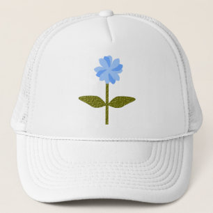 Daisy Blume Hübsch Blue Floral Hat Truckerkappe
