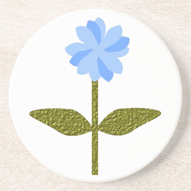 Daisy Blume Hübsch Blue Untersetzer (Vorne)