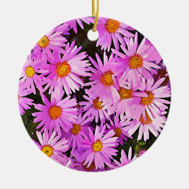 DAISY BLUME KERAMIK ORNAMENT (Vorne)