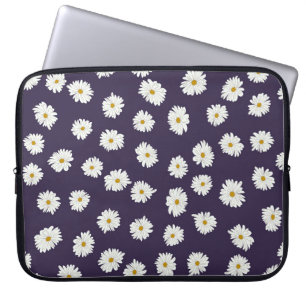 Daisy Blume: kleines, nahtloses Muster. Laptopschutzhülle