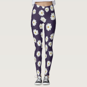 Daisy Blume: kleines, nahtloses Muster. Leggings