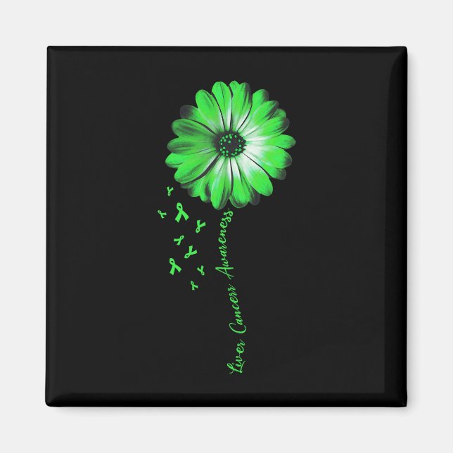 Daisy Blume Leberkrebs-Geschenke Magnet (Vorne)