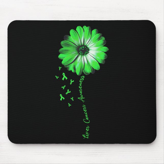 Daisy Blume Leberkrebs-Geschenke Mousepad (Vorne)