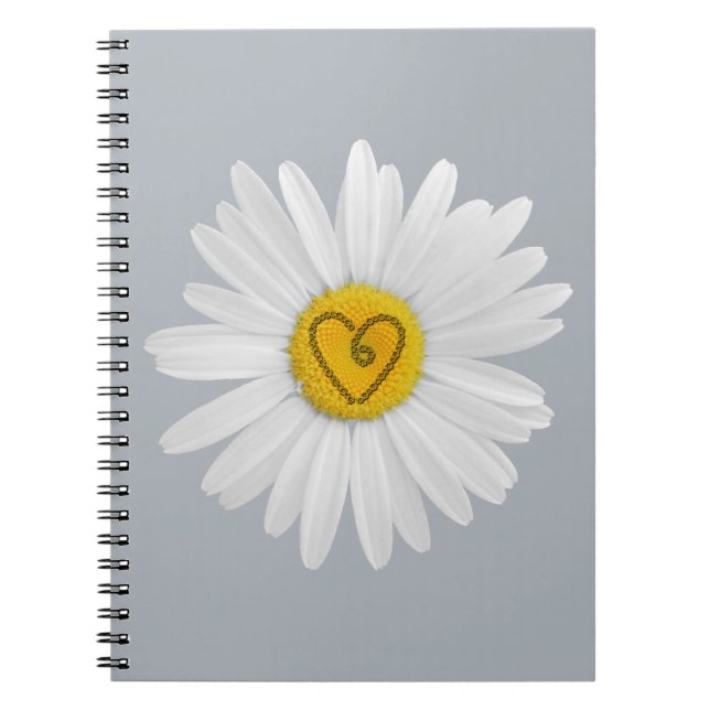 Daisy Blume Liebe Art Customizing Background Notizblock (Vorderseite)