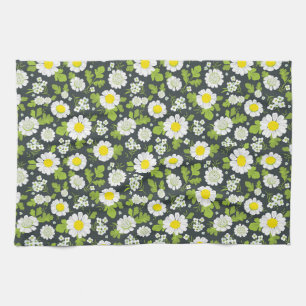 Daisy-Blume-Muster Geschirrtuch