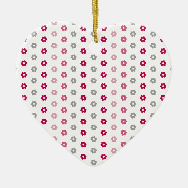 Daisy Blume Pattern Keramikornament (Vorne)