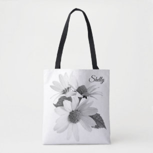 Daisy Blume Personalisiert wiederverwendbare Totbe Tasche
