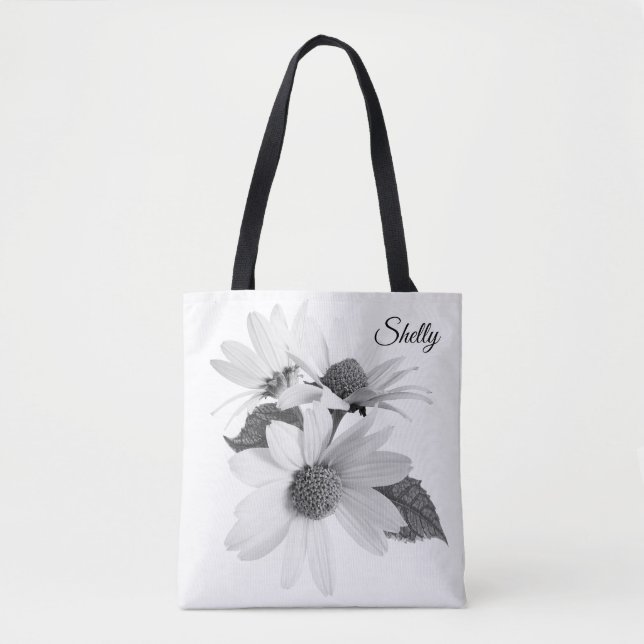 Daisy Blume Personalisiert wiederverwendbare Totbe Tasche (Vorderseite)