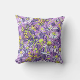 Daisy Blume Polka Dot Sommer Blume Blumenmuseum Kissen