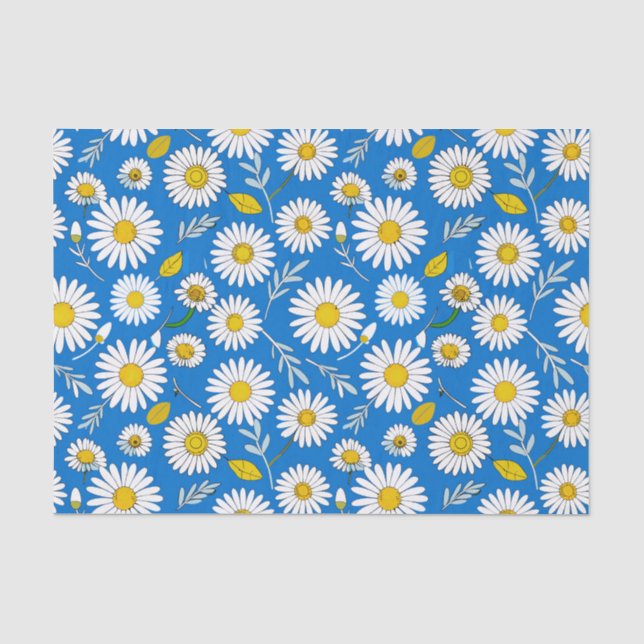 Daisy-Blume Seidenpapier (Vorderseite)