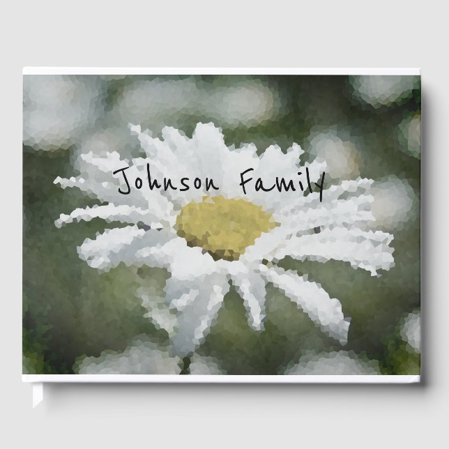 Daisy, Blume, Sommer Gästebuch (Vorderseite)