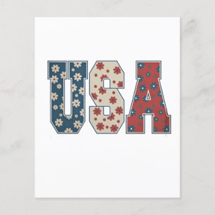 Daisy Blume USA Flag 4. Juli Patriotic Flyer