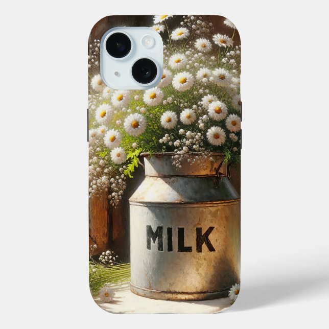 Daisy Bouquet in Milk Can Case-Mate iPhone Hülle (Rückseite)