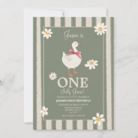 Daisy Boys Silly Goose Invitation à thème Annivers