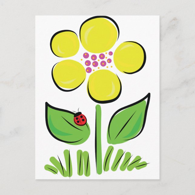 Daisy Bug Postkarte (Vorderseite)