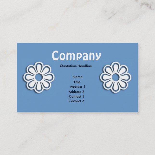 Daisy Business Card Visitenkarte (Vorderseite)
