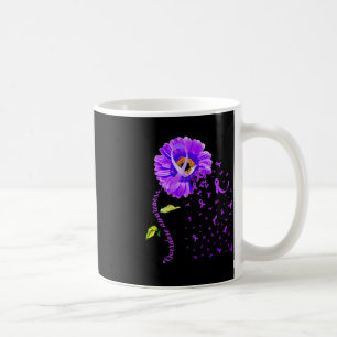 Daisy Butterfly Lila Ribbon Überdosierung Bewussts Kaffeetasse