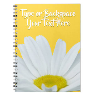 Daisy Carnet Personnalisé Daisy Flower Journal