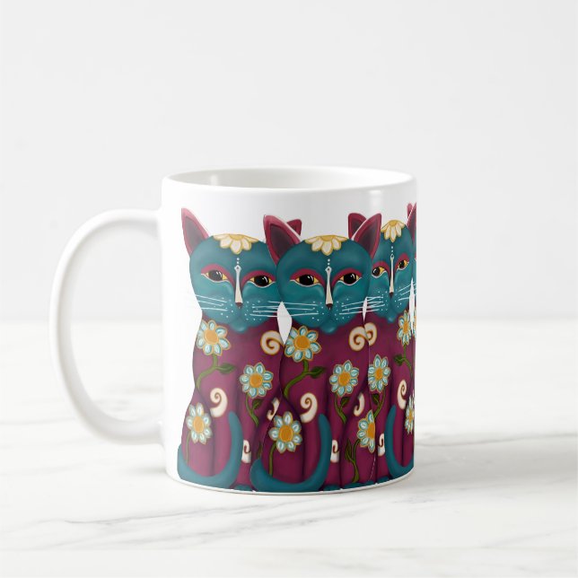Daisy Cats Kaffeetasse (Links)