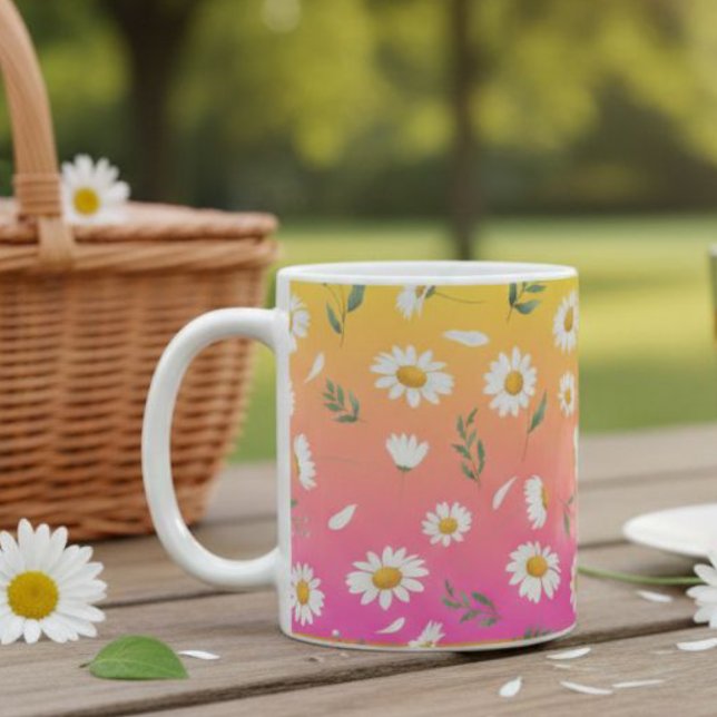 Daisy ceramic mug , Daisy coffee cups  Kaffeetasse (Von Creator hochgeladen)