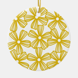 DAISY CHAIN HINTERGRUND KERAMIK ORNAMENT