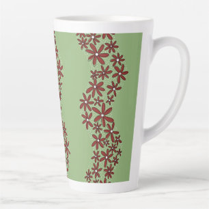 Daisy Chain Wiggly Blume Streifen grün Milchtasse