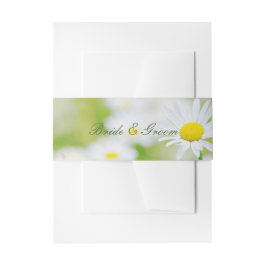 Daisy Daisies Blume Floral Summer Wedding Einladungsbanderole